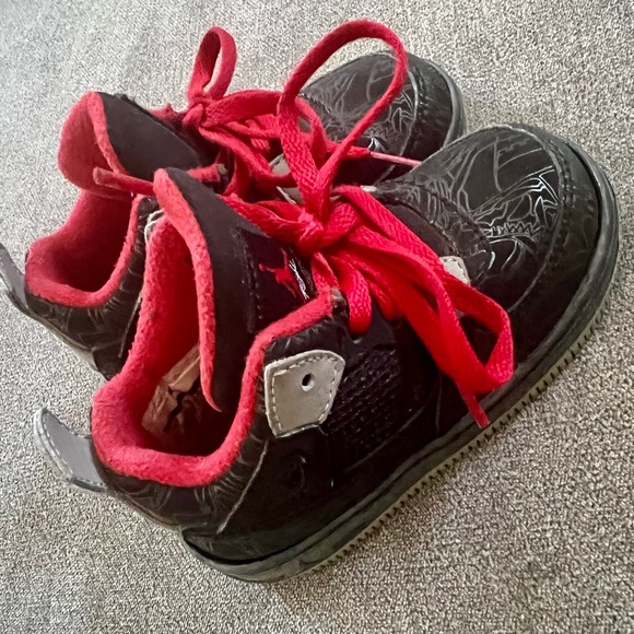 Air Jordan Fusion 4 Premier Low Black Laser - Kids - 7C - Picture 3 of 5